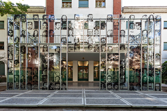 Fachada del Museo Sitio de Memoria ESMA.