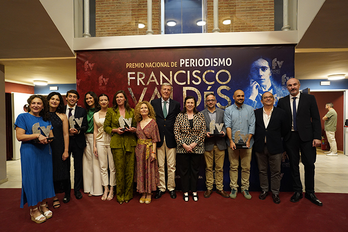 Todos los galardonados en la XXV edición del premio Francisco Valdés.