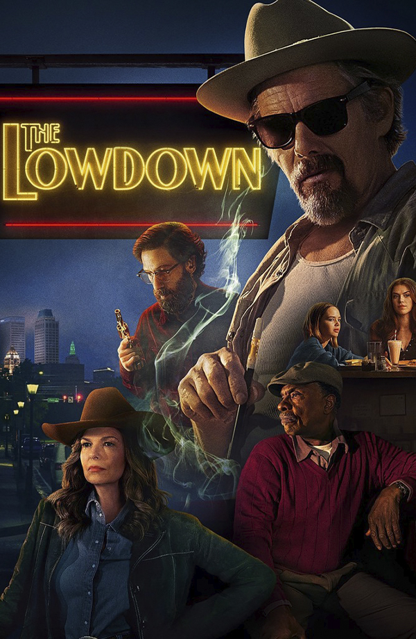 Cartel de la serie The Lowdown (Verdades Ocultas) de Disney Plus para su reseña en la revista Nuestro Tiempo