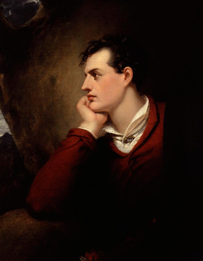 El poeta lord Byron.