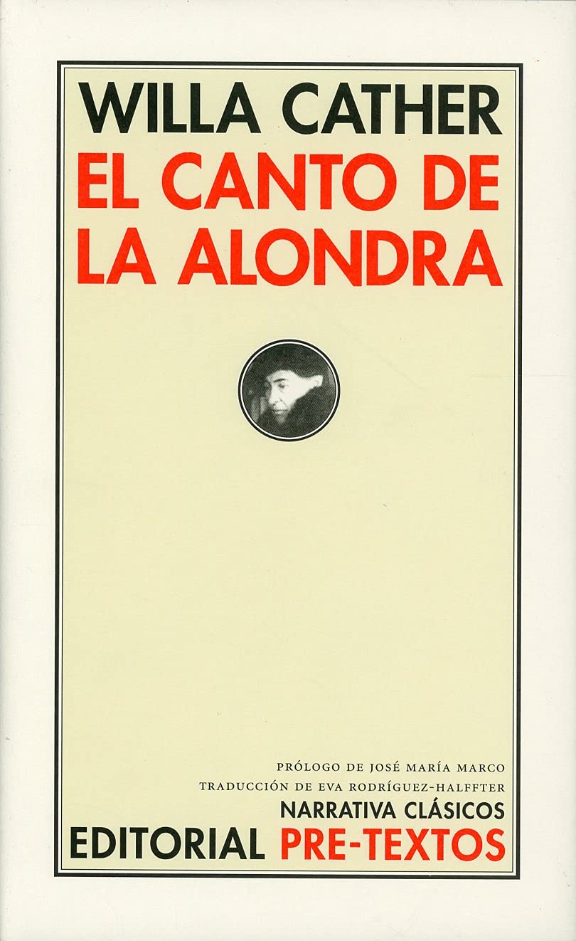 Portada de El canto de la alondra, de Willa Cather